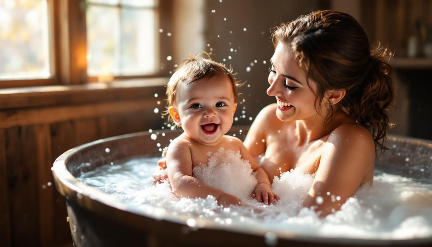 Explorer les avantages du bain rituel pour le développement de bébé
